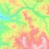San Sebastián del Oeste topographic map, elevation, terrain