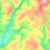 St. Tudy topographic map, elevation, terrain