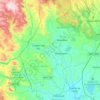 Río Chalma topographic map, elevation, terrain