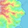 Reserva Natural Integral de Ijuana topographic map, elevation, terrain