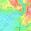 Sandershausen topographic map, elevation, terrain