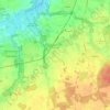 Deinste topographic map, elevation, terrain