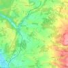 Taponnat-Fleurignac topographic map, elevation, terrain