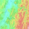 Гафурийский район topographic map, elevation, terrain