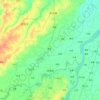 洪埠乡 topographic map, elevation, terrain