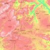 Xingren topographic map, elevation, terrain