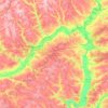 Елецкий район topographic map, elevation, terrain