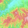 Dalboșeț topographic map, elevation, terrain