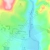 Aluminé topographic map, elevation, terrain