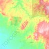 Corumbiara topographic map, elevation, terrain