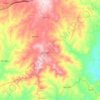 Avidagos topographic map, elevation, terrain