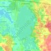Elektrėnai topographic map, elevation, terrain