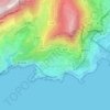 Cap-d'Ail topographic map, elevation, terrain