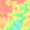 Vergennes Township topographic map, elevation, terrain