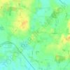 Oersberg topographic map, elevation, terrain