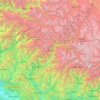 Uttarkashi topographic map, elevation, terrain