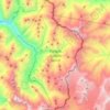 Parque Andino Juncal topographic map, elevation, terrain