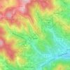 Jullié topographic map, elevation, terrain