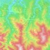 Roburent topographic map, elevation, terrain