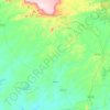 Serrita topographic map, elevation, terrain