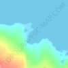 Mann Bay topographic map, elevation, terrain