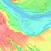 Kladovo topographic map, elevation, terrain