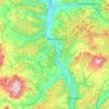 Wasungen topographic map, elevation, terrain