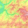 Искитимский район topographic map, elevation, terrain