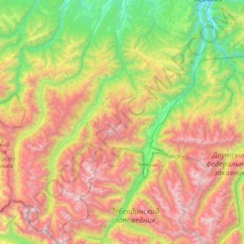 Хасаут-Греческое сельское поселение topographic map, elevation, terrain