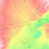 Caprivi Strip topographic map, elevation, terrain