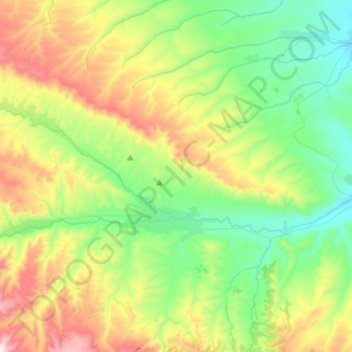 сельское поселение Каменномостское topographic map, elevation, terrain