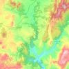 Juchitlán topographic map, elevation, terrain