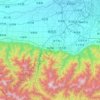 鄠邑区 topographic map, elevation, terrain