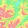Верхне-Чегемское сельское поселение topographic map, elevation, terrain