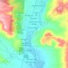 Junín de los Andes topographic map, elevation, terrain