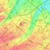 Niiza topographic map, elevation, terrain