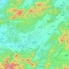 Yongkang topographic map, elevation, terrain