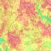 Cuzance topographic map, elevation, terrain