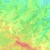 Lorris topographic map, elevation, terrain
