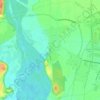 Blyes topographic map, elevation, terrain