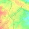 Mathieu topographic map, elevation, terrain