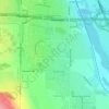 Silverado topographic map, elevation, terrain