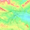 铁门镇 topographic map, elevation, terrain