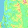 Paredones topographic map, elevation, terrain