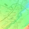 Stryi topographic map, elevation, terrain