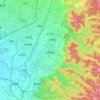 Taiping District topographic map, elevation, terrain