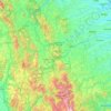 Macerata topographic map, elevation, terrain