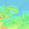 Matanzas topographic map, elevation, terrain