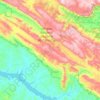 Babilônia topographic map, elevation, terrain