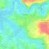 Trévières topographic map, elevation, terrain